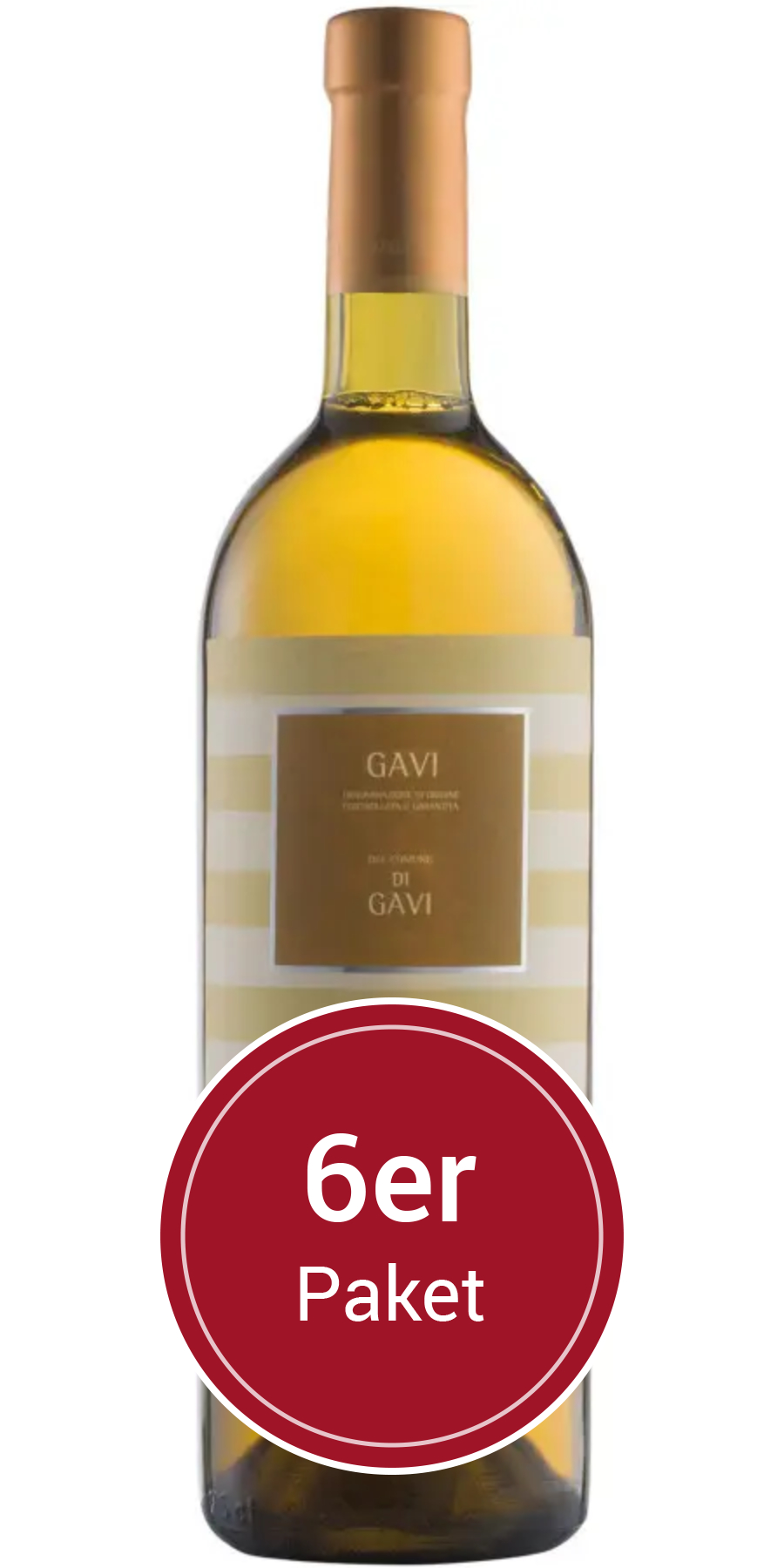 Sparpaket: 6 Flaschen Fontanafredda, Gavi del Commune di Gavi, DOCG Piemont