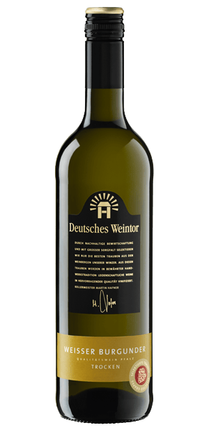 Deutsches Weintor, Weißer Burgunder trocken, QbA Pfalz