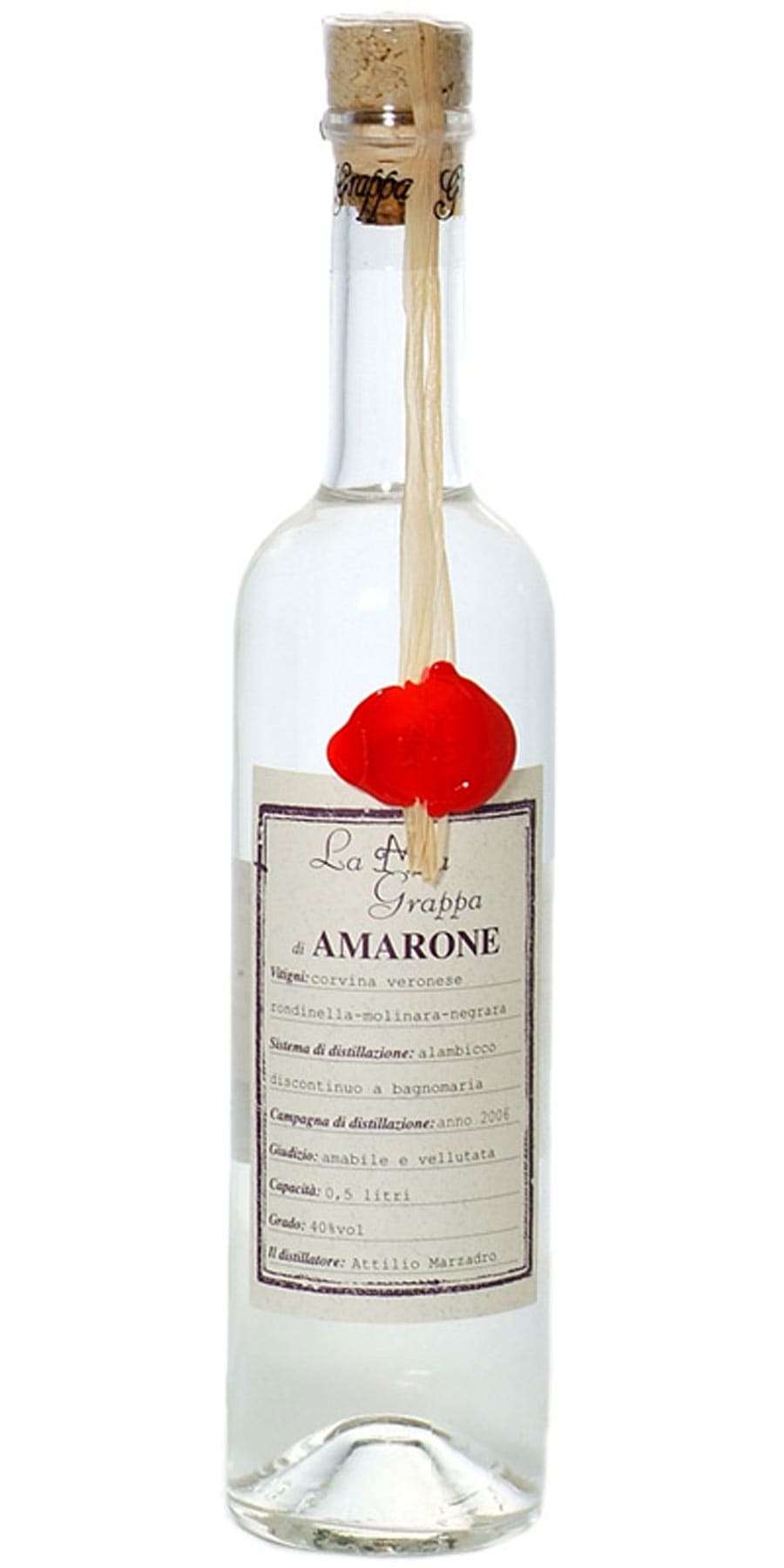 Marzadro, La Mia Grappa Amarone 0,50 l