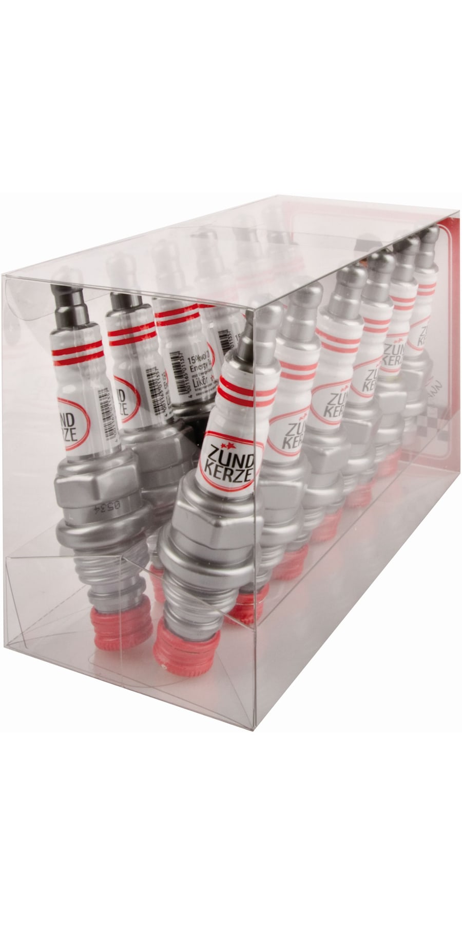 Krugmann, Zündkerze Likör mit Wodka-Energy-Taste 15% - 12 x 0,02 l