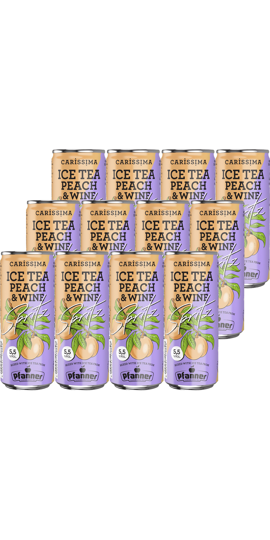 Carissima Ice Tea & Wine Spritz 5,5 % - 12 x 250 ml