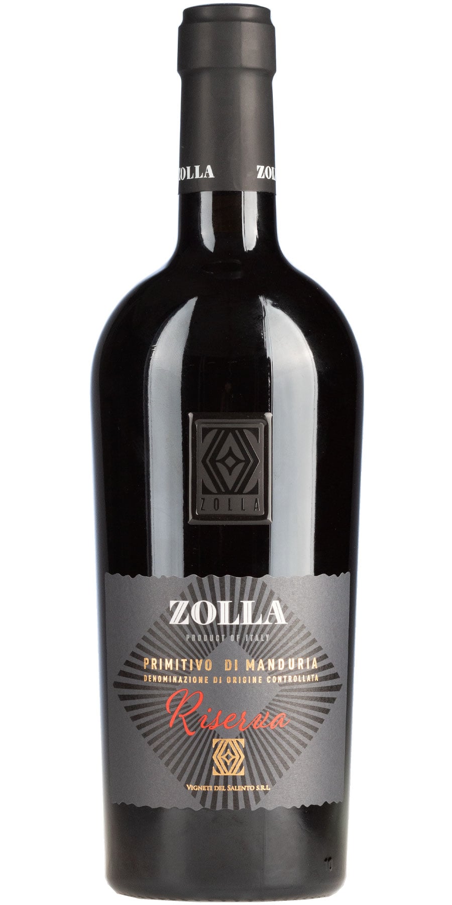 Vigneti del Salento, Zolla Primitivo di Manduria RISERVA, DOC Puglia