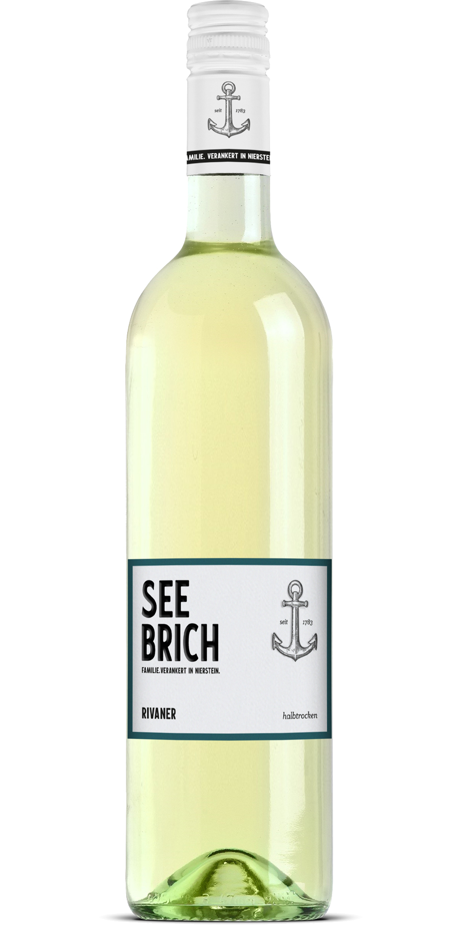 Weingut Seebrich, Rivaner halbtrocken, QbA Rheinhessen 1,0 Liter