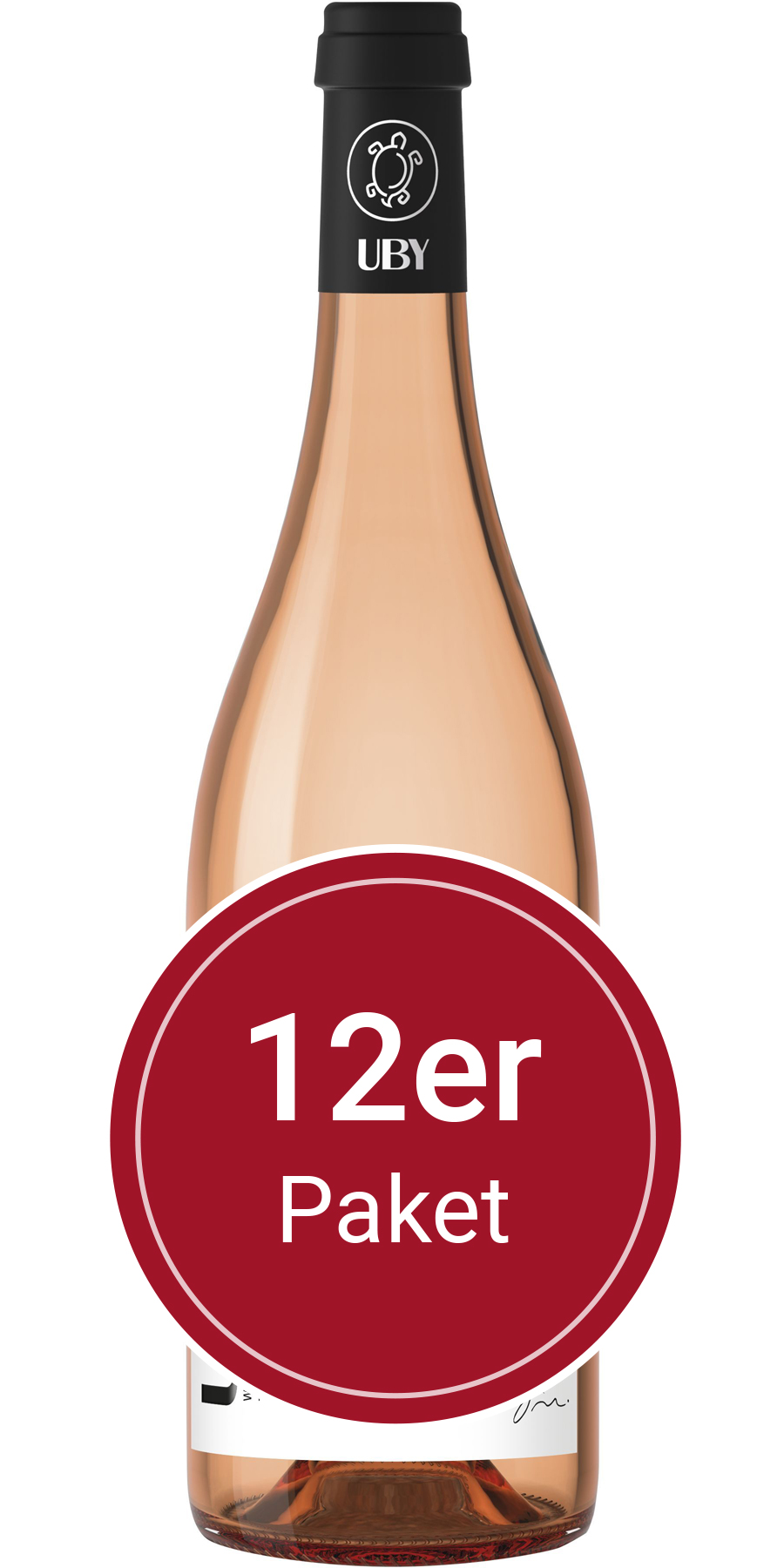 Sparpaket: 12 Flaschen Domaine Uby, N° 6 Rosé, IGP des Cotes de Gascogne