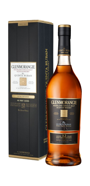 Glenmorangie Quinta Ruban - Single Malt Whisky-Port Cask Extra Matured in Geschenkschatulle