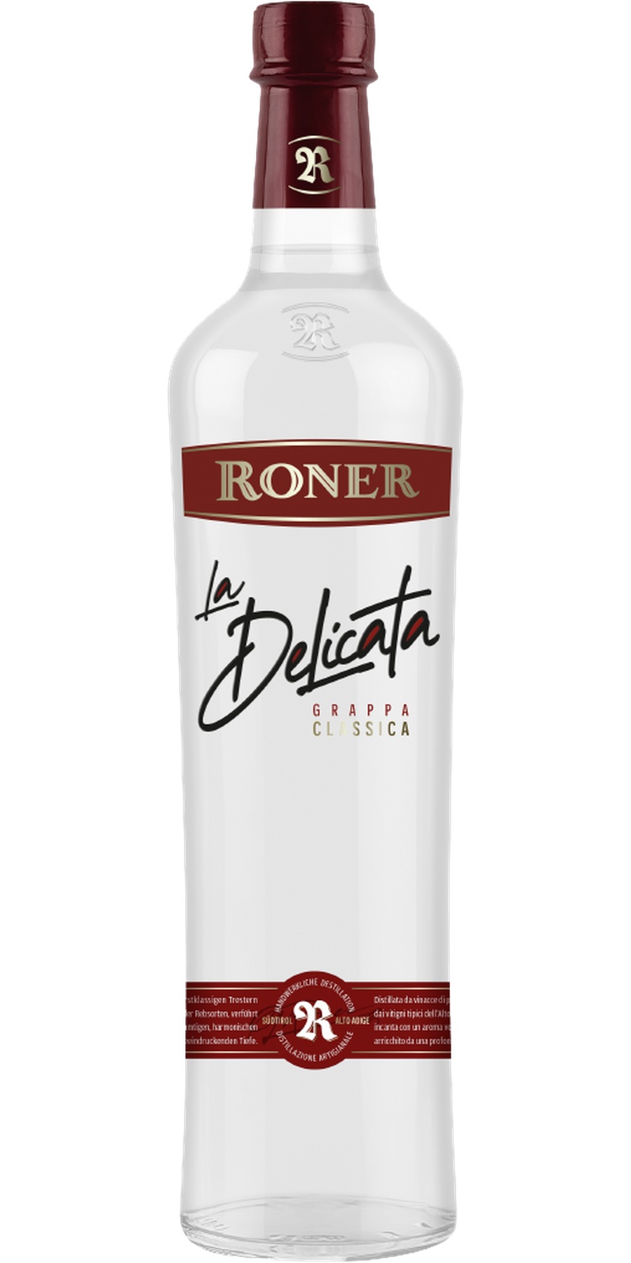 Edeldistillerie Roner, RONER Grappa La Delicata 40%