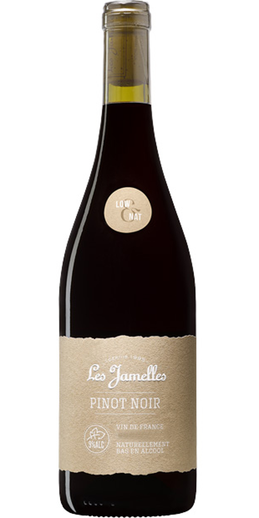 Les Jamelles, LOW NAT Pinot Noir, Vin de France 9,0%