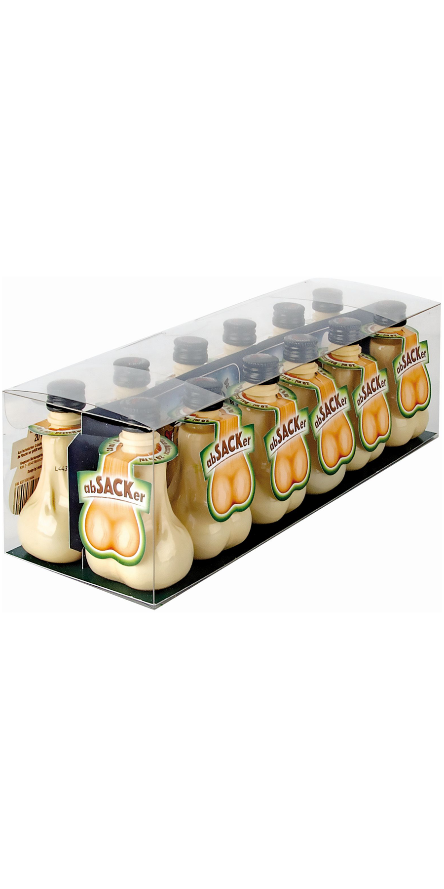 Krugmann, abSacker Haselnusslikör 20% - 12 x 0,02 l