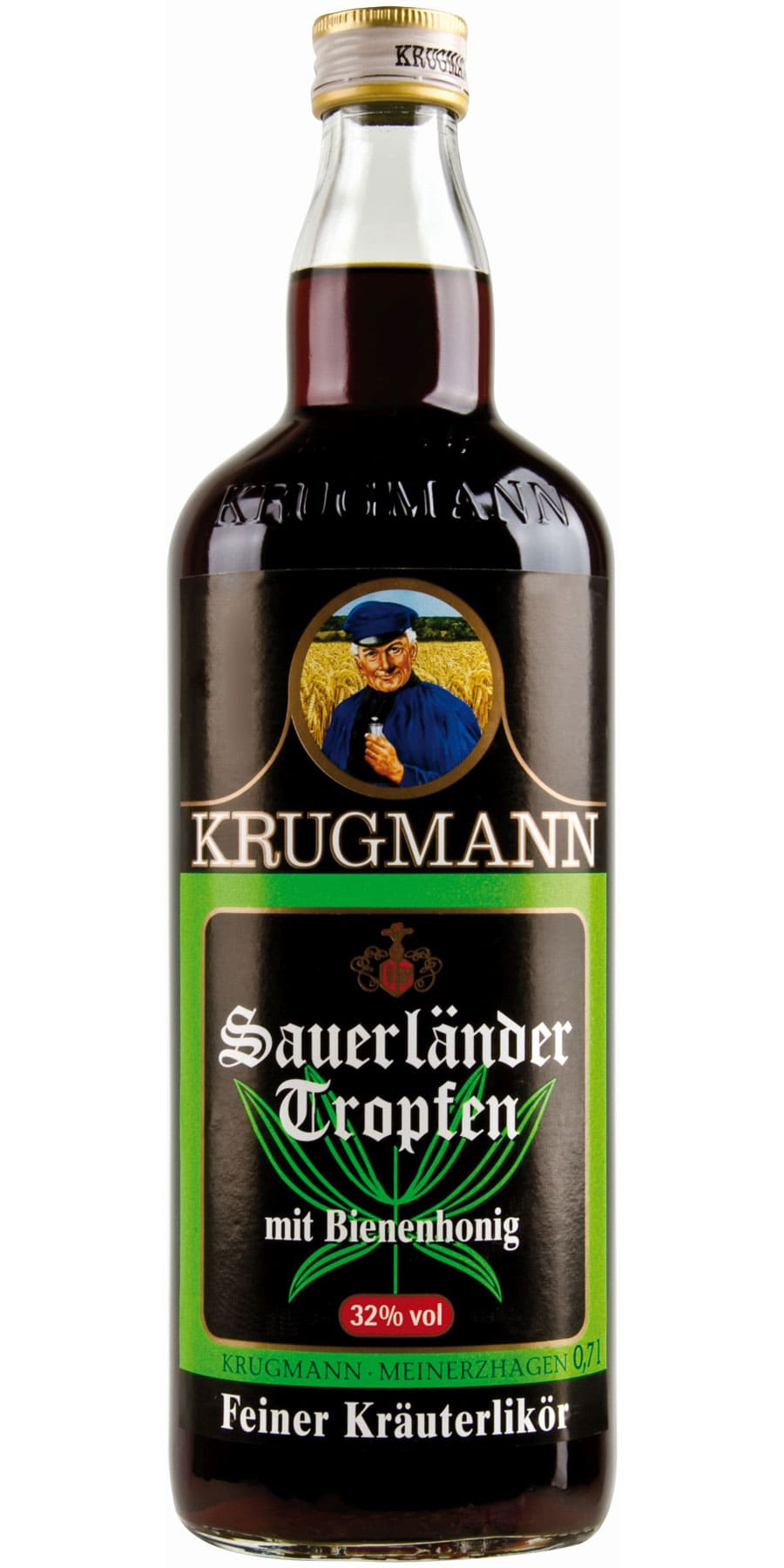 Krugmann, Sauerländer Tropfen Kräuter-Spirituose 0,70 l