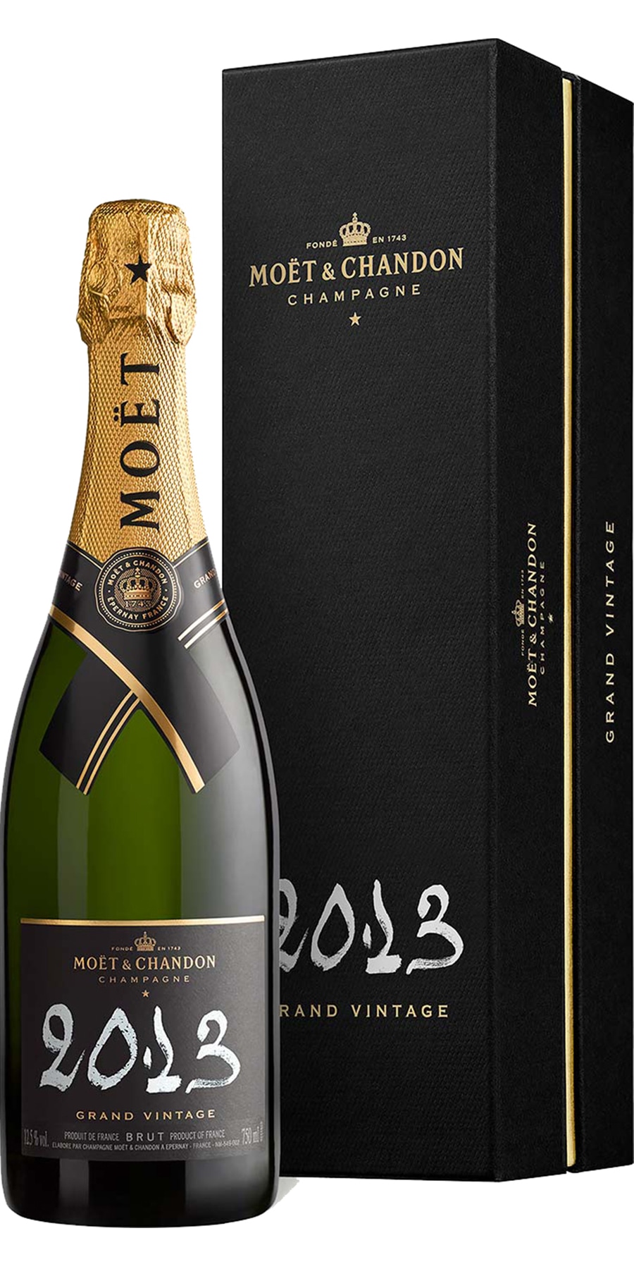 2013er Champagner Moét & Chandon Brut Grand Vintage, 0,75-l-Fl in Geschenkschatulle