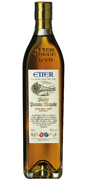 Brennerei Etter, Etter Vieille Pomme Royale (Alter Apfel) Barrique, Fruchtbrand