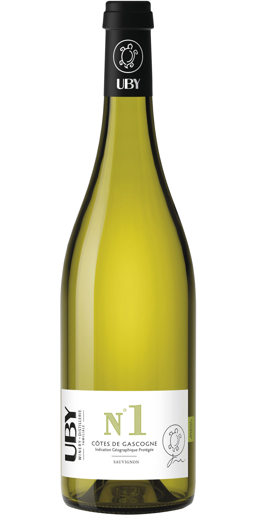 Domaine Uby, N° 1 Sauvignon Blanc, IGP Cotes de Gascogne
