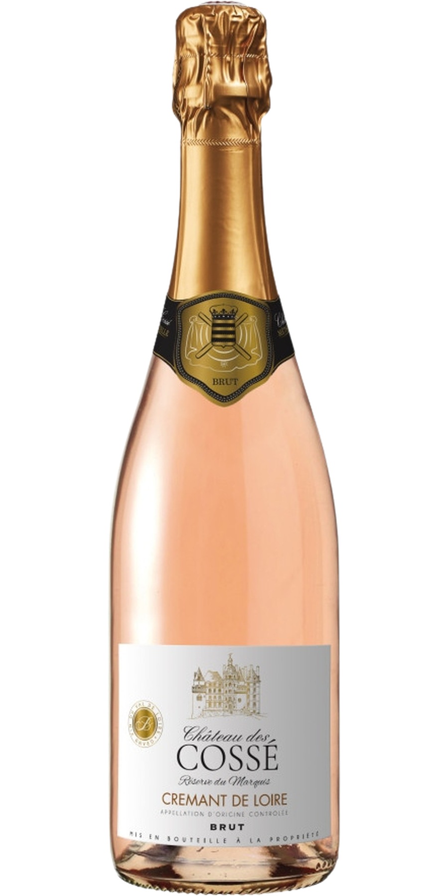 Château des Cossé, Crémant de Loire Rosé,  Réserve du Marquis Brut, AC Loire