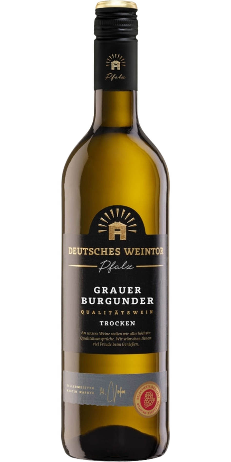 Deutsches Weintor, Grauer Burgunder trocken, QbA Pfalz