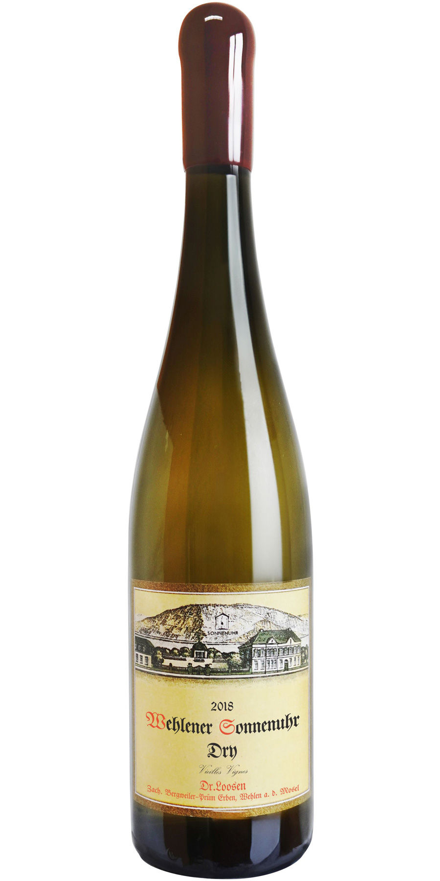 2018er Dr. Loosen, Zacharias Bergweiler-Prüm Erben, Wehlener Sonnenuhr Riesling trocken, Mosel "GG"