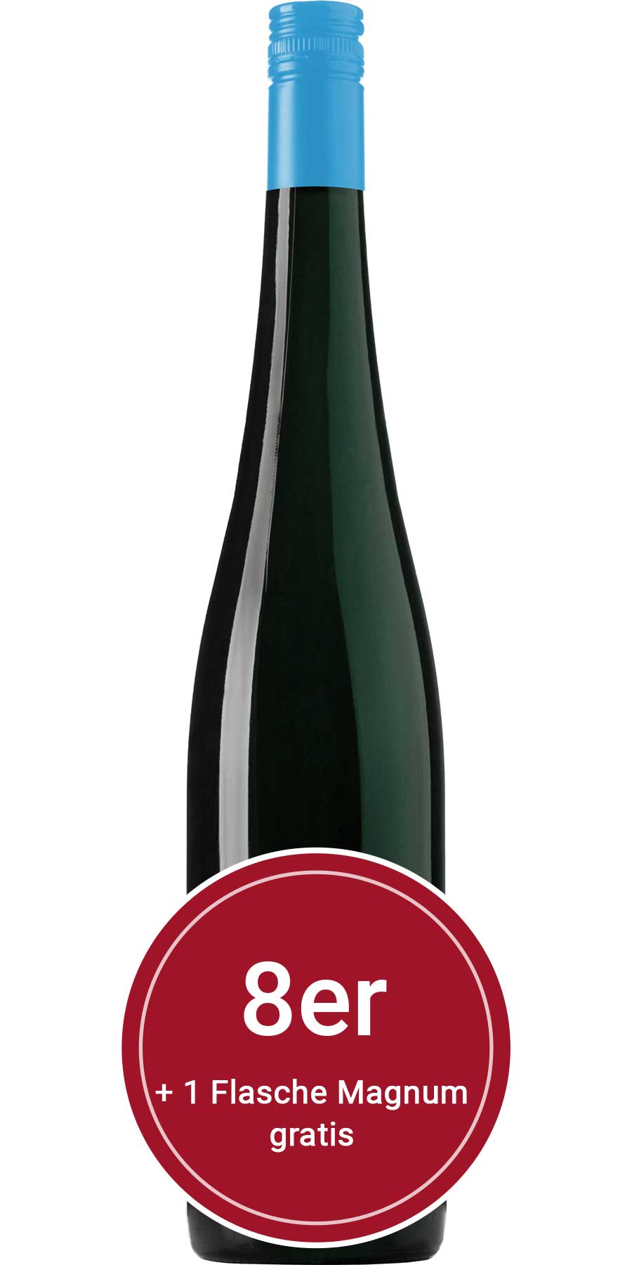 8er Paket + 1 Flasche Magnum* GRATIS - Villa Huesgen, by the glass Riesling, QbA Mosel