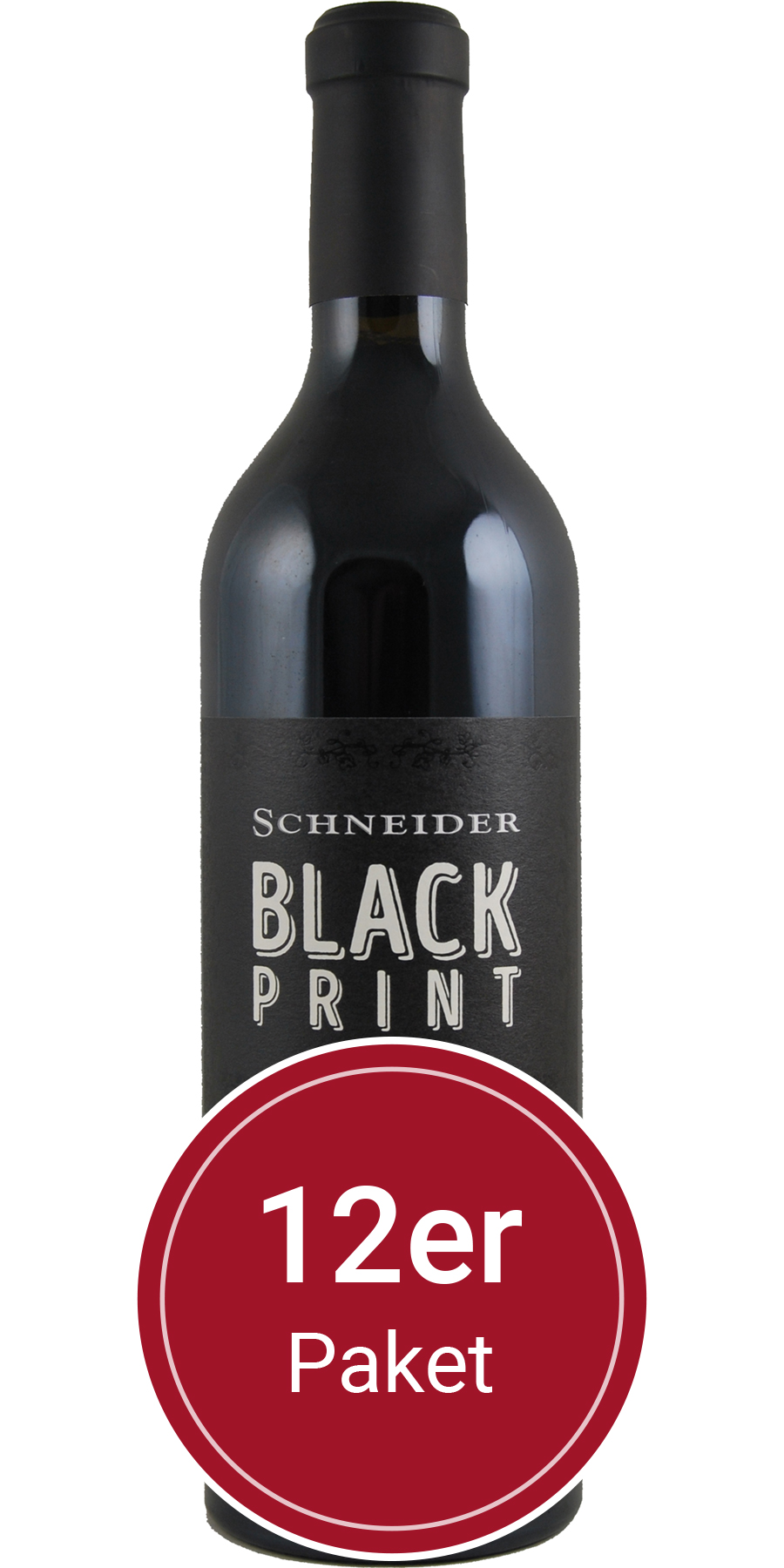 Sparpaket: 12 Flaschen Weingut Markus Schneider, Black Print QbA, Pfalz