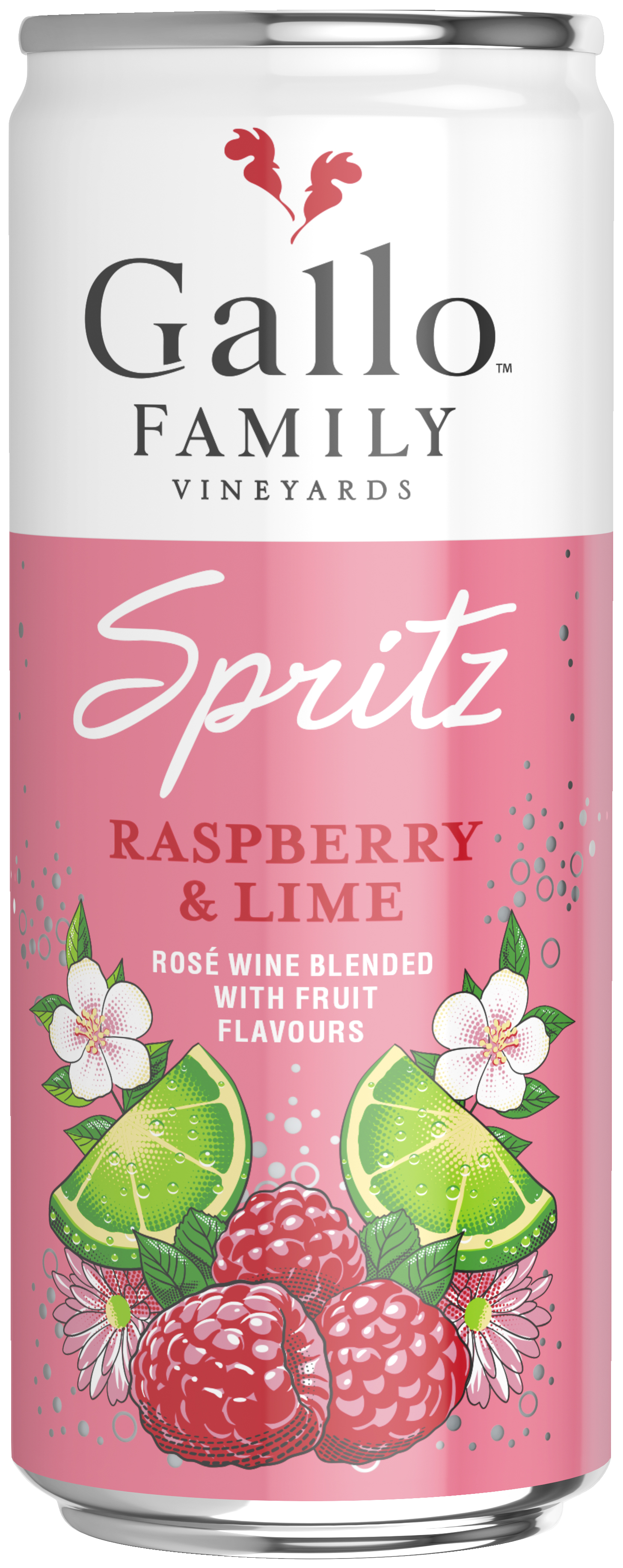 Sparpaket: 12 Dosen Gallo Family Vineyards, Spritz Himbeer Limette, Kalifornien 12 x 0,25 l
