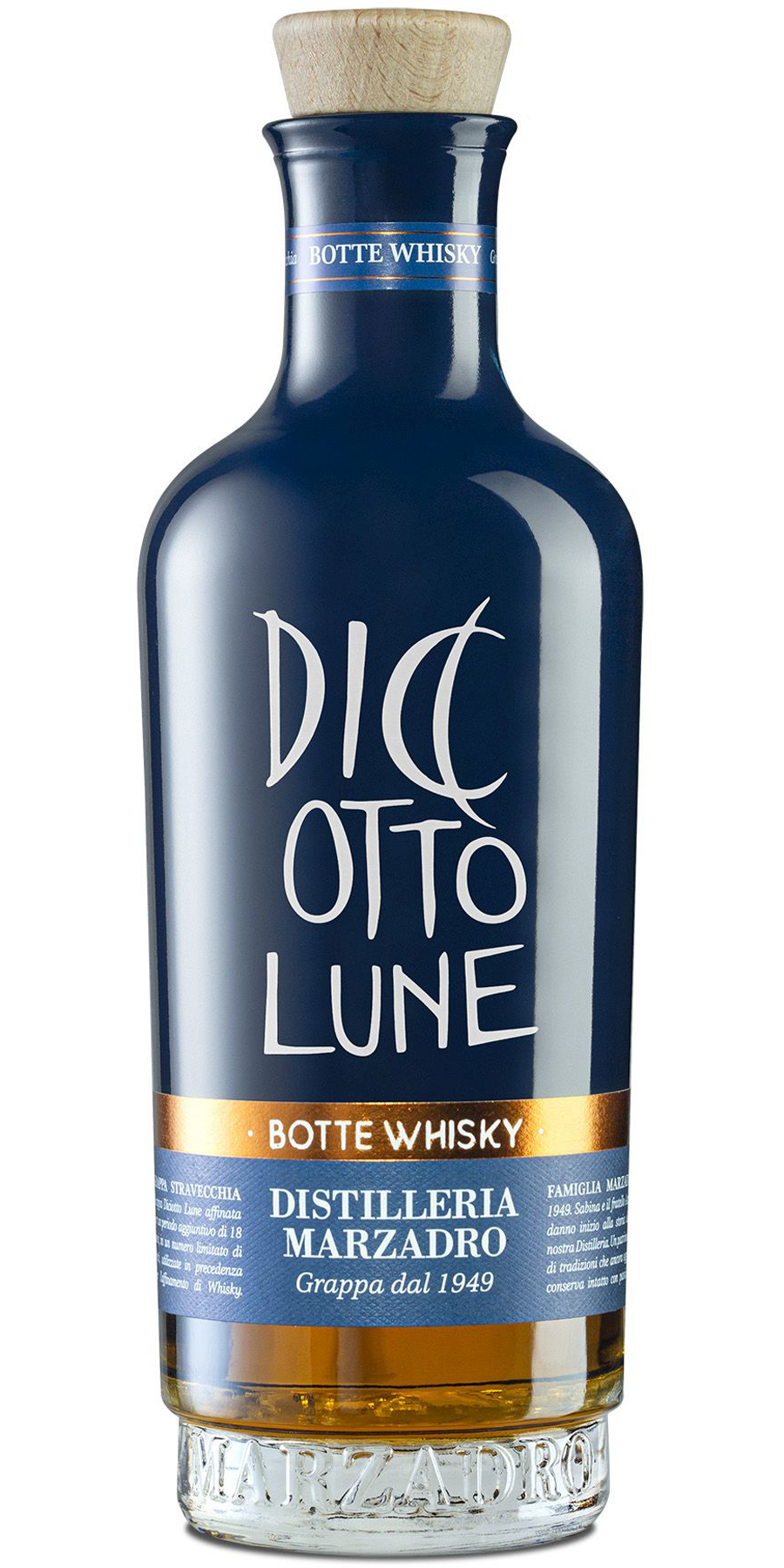 Marzadro, Le Diciotto Lune Grappa Riserva Botte WHISKY 42% 0.70 l