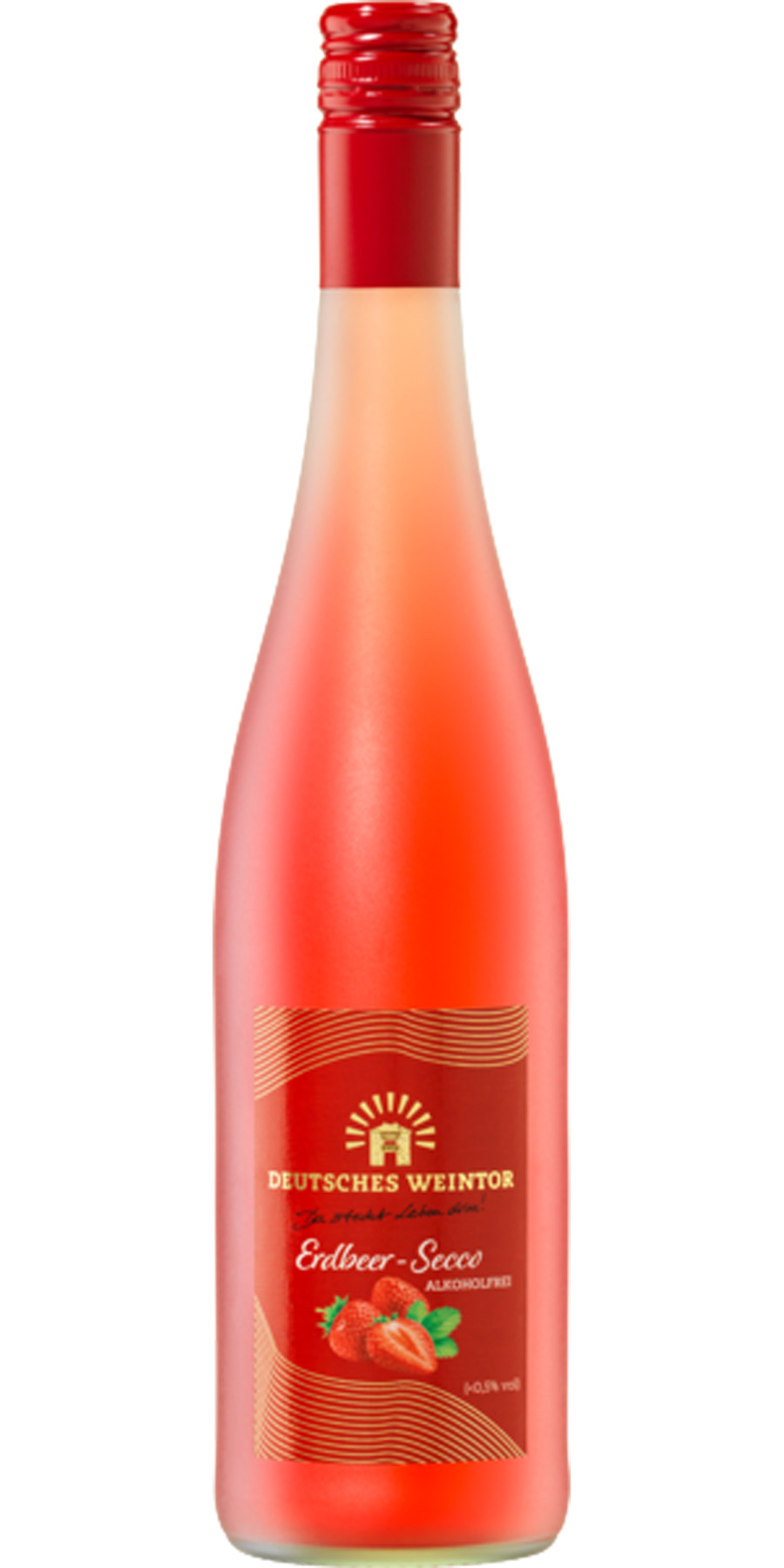 Deutsches Weintor, Erdbeer-Secco alkoholfrei