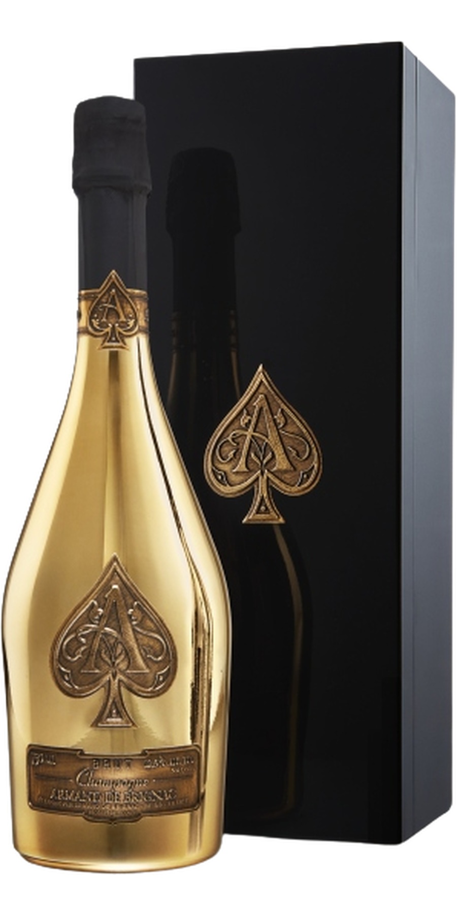 Champagner Armand de Brignac Brut Gold in Holzkiste