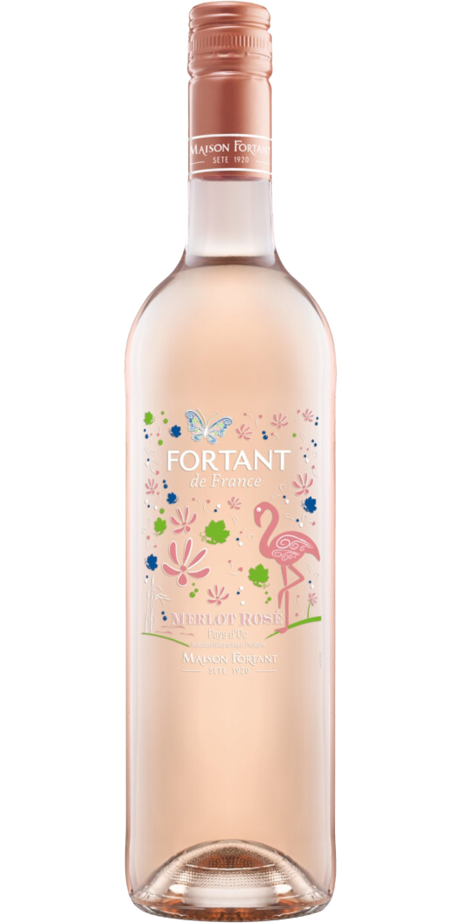 Fortant de France, Merlot Rose Edition, Vin de Pays d'Oc