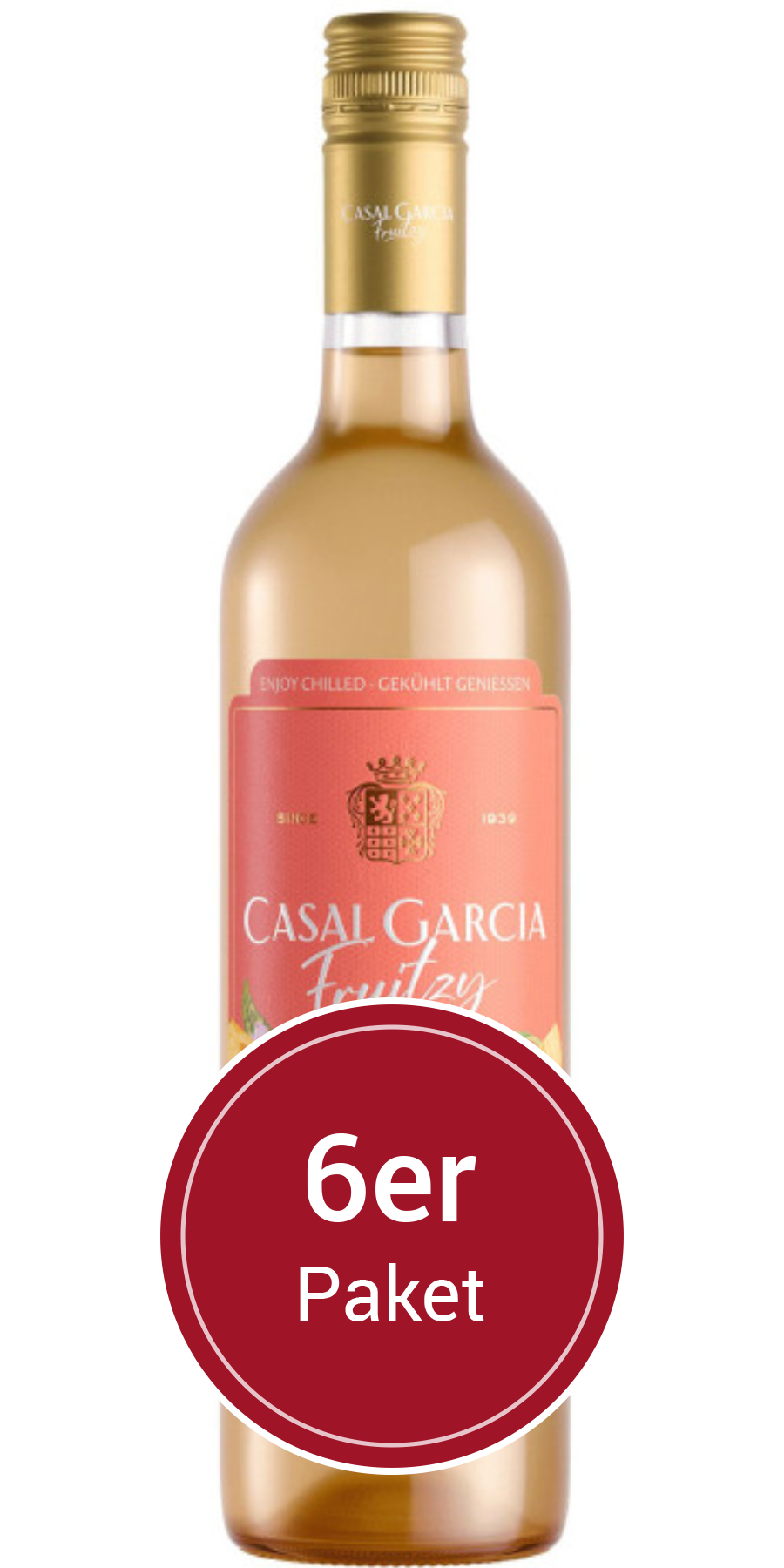 Sparpaket: 6 Flaschen Casal Garcia, Fruitzy Peach