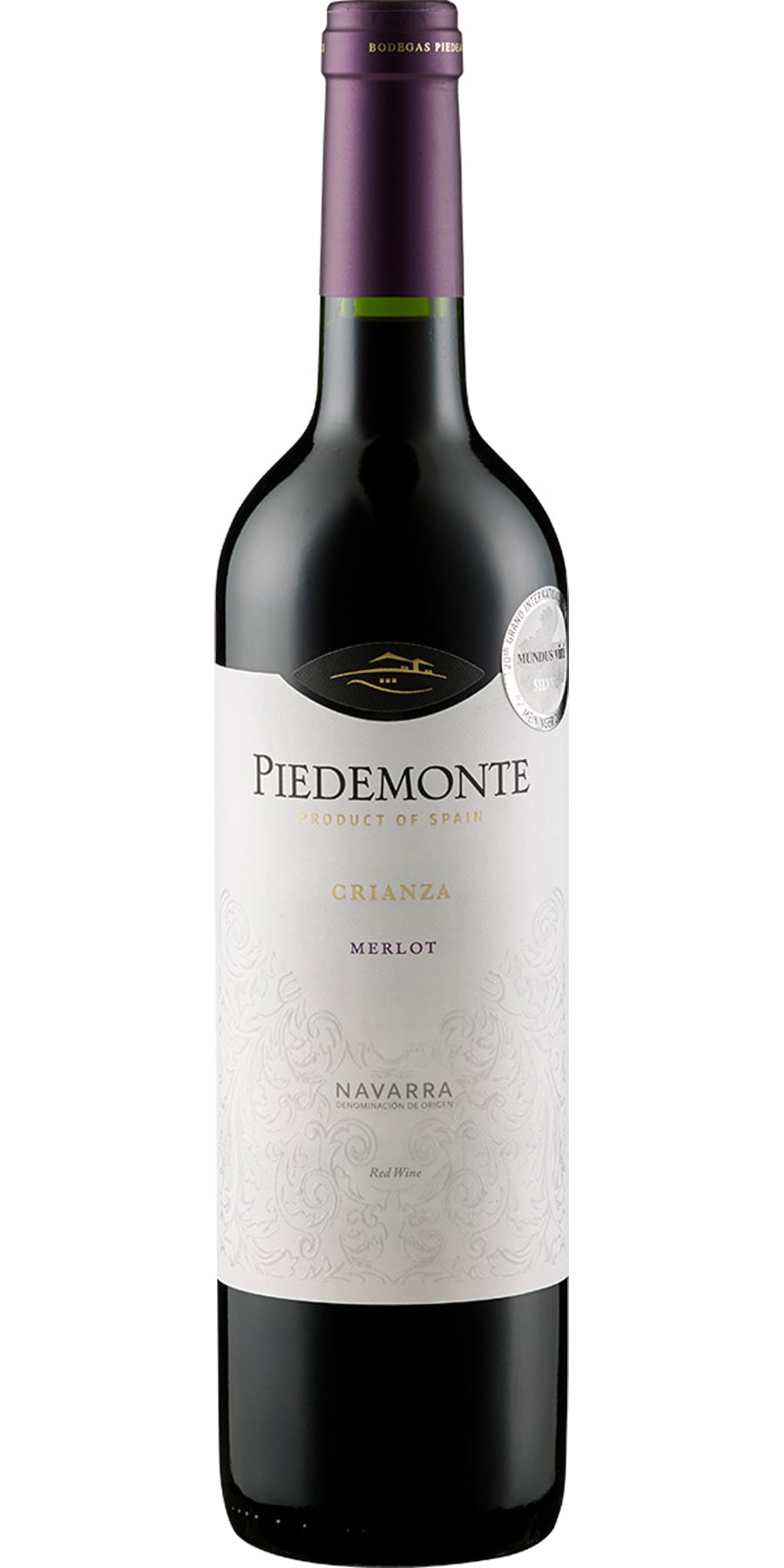 Piedemonte, Merlot, DO Crianza Navarra