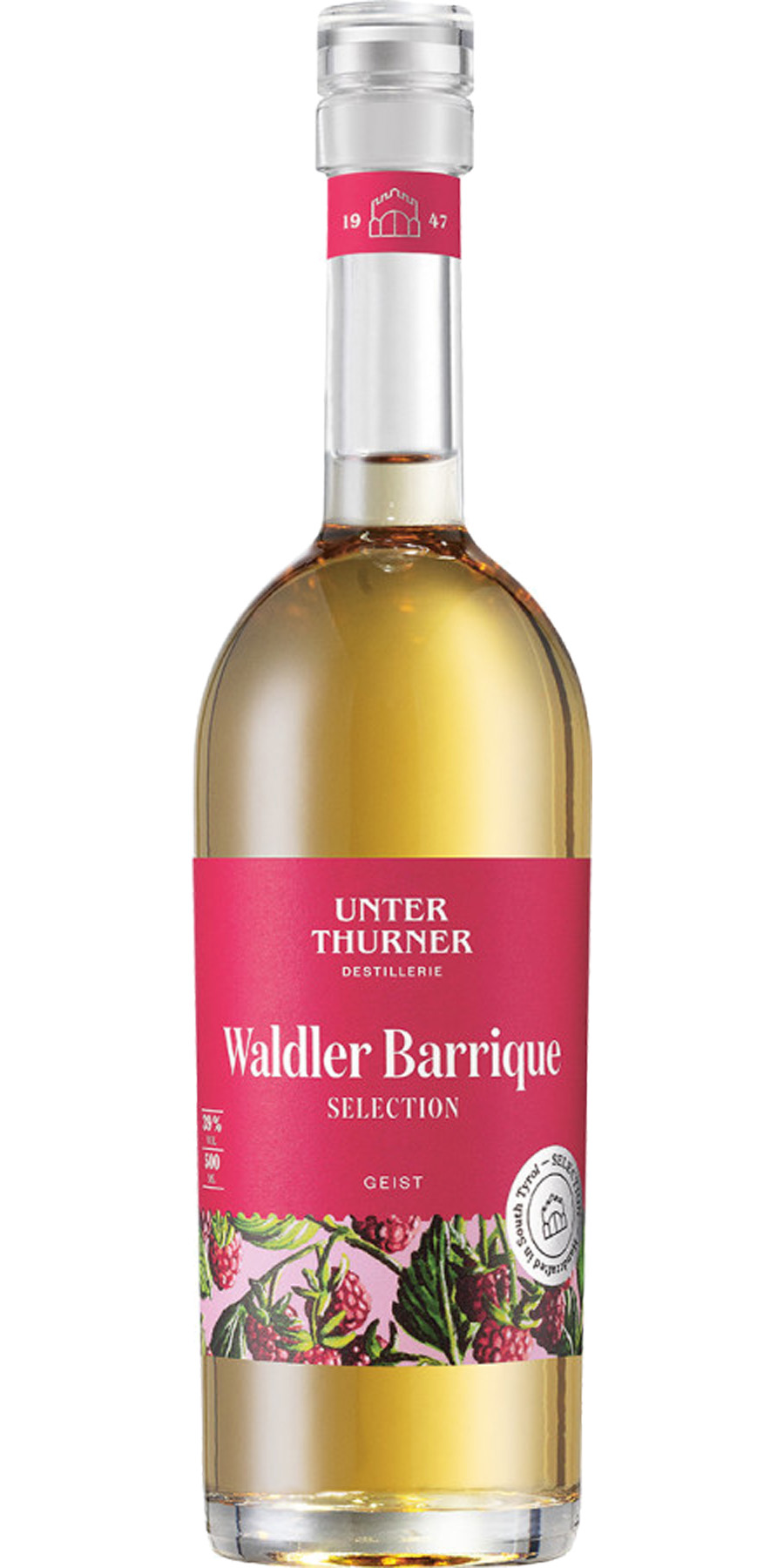 Unterthurner, Waldler Barrique Selection, Südtirol 39% - 0,50 l