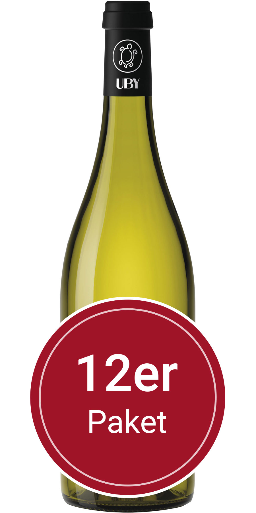 Sparpaket + VERSANDKOSTENFREI: 12 Flaschen Domaine Uby, N° 3 Colombard Sauvignon Blanc, IGP Gascogne