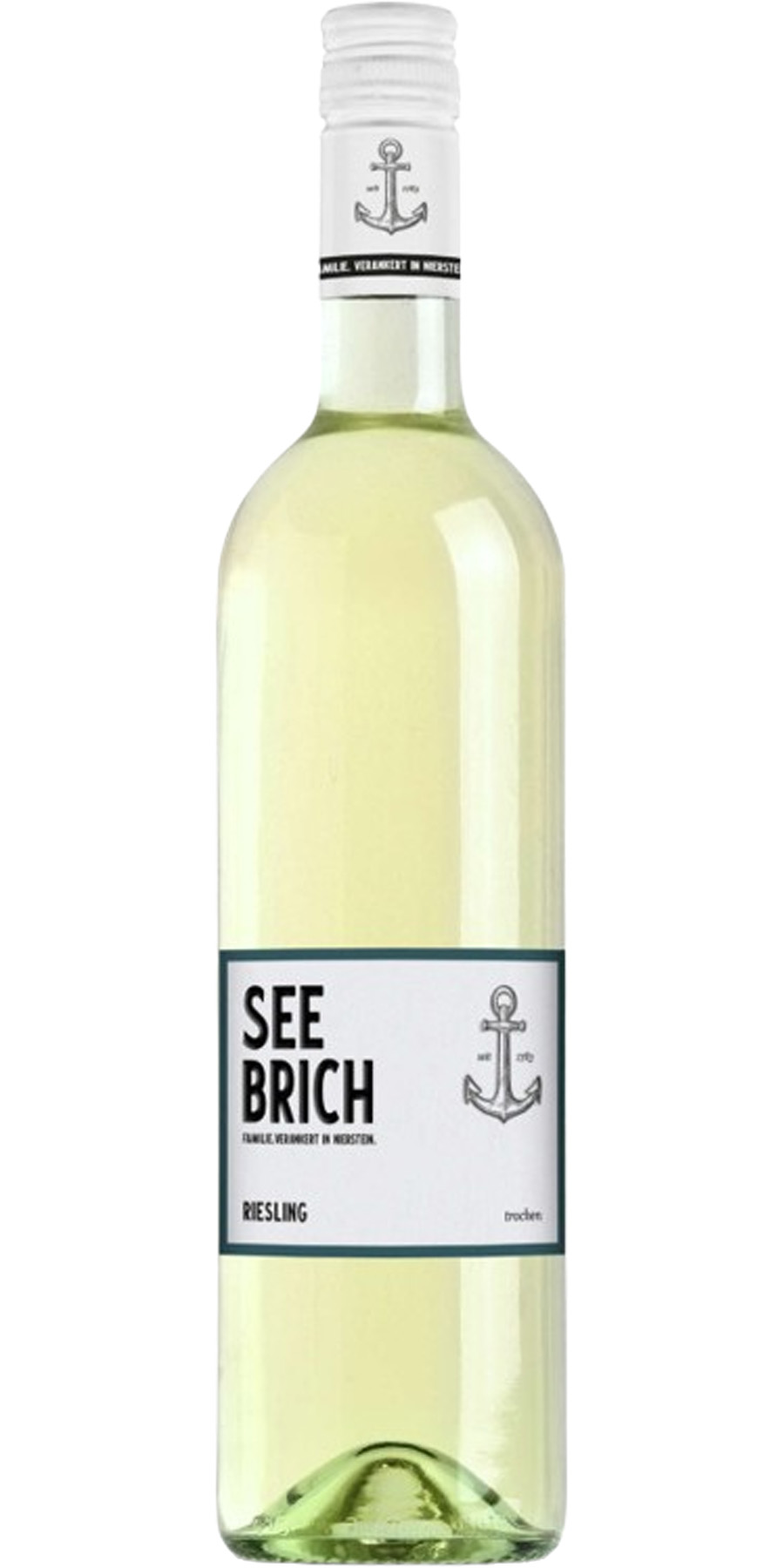 Weingut Seebrich, Riesling trocken, QbA Rheinhessen 1,0 Liter