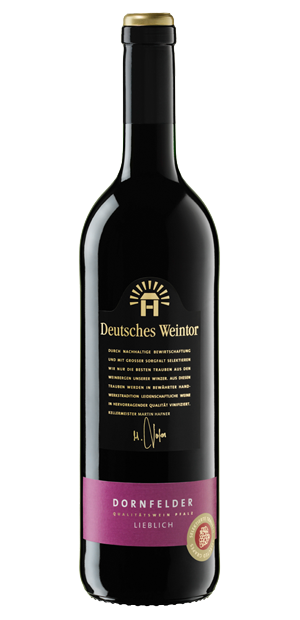Deutsches Weintor, Dornfelder lieblich, QbA Pfalz