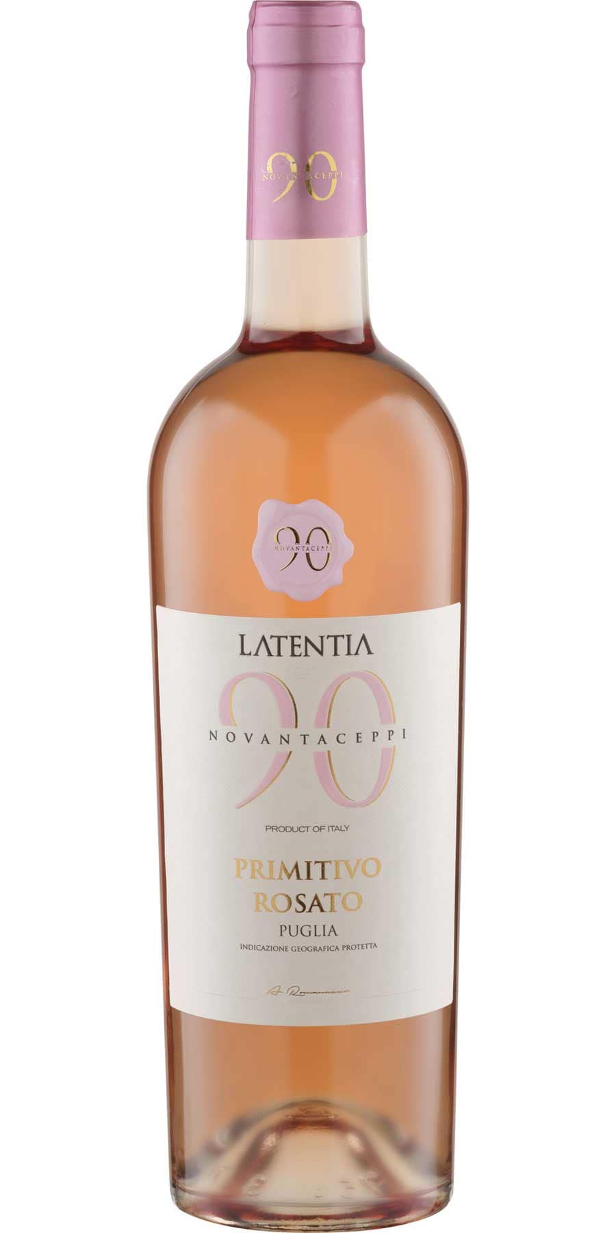 Novantaceppi, Primitivo Rosato, Puglia IGP