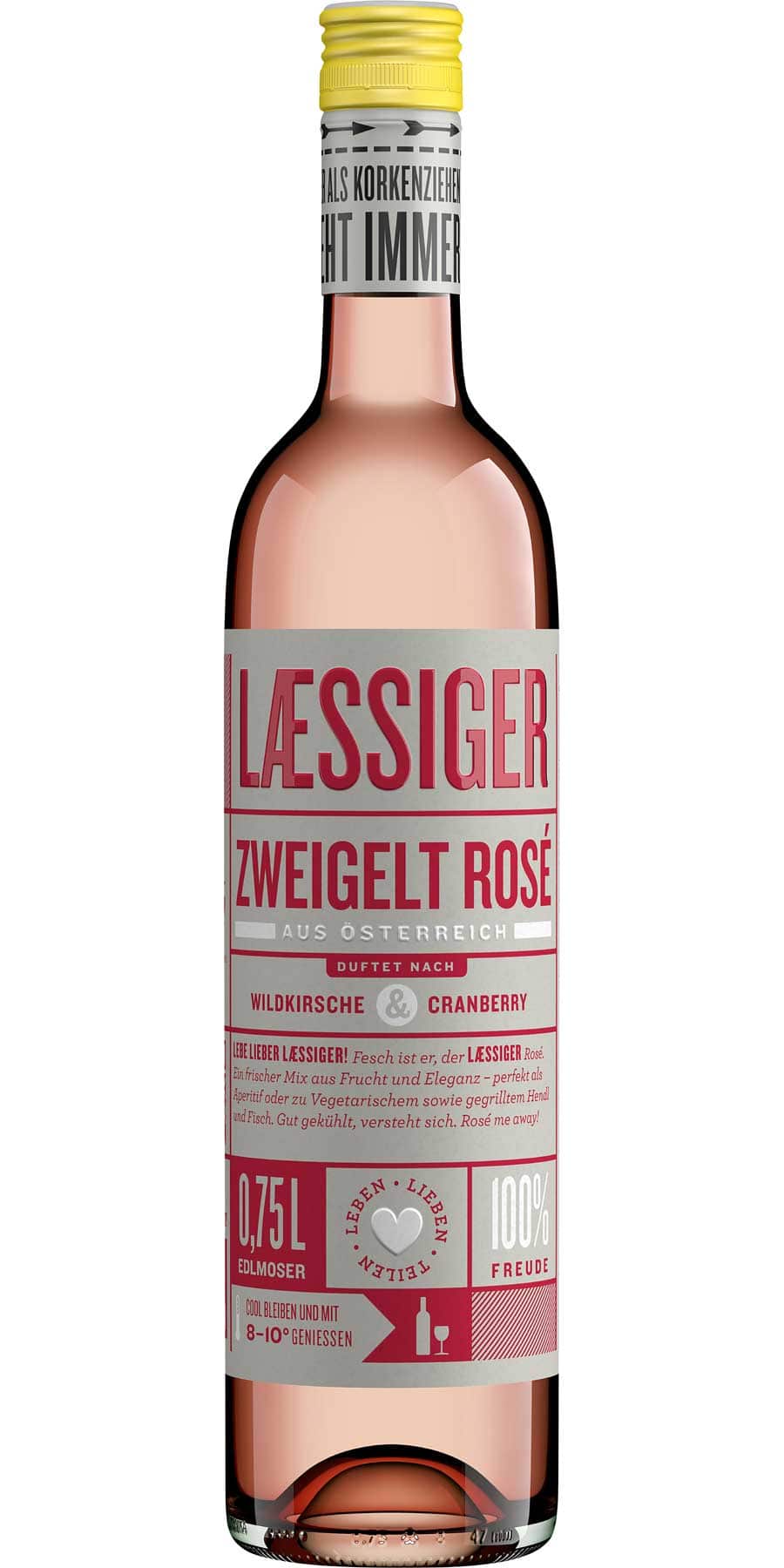 Edlmoser, Laessiger Zweigelt Rose, Niederösterreich