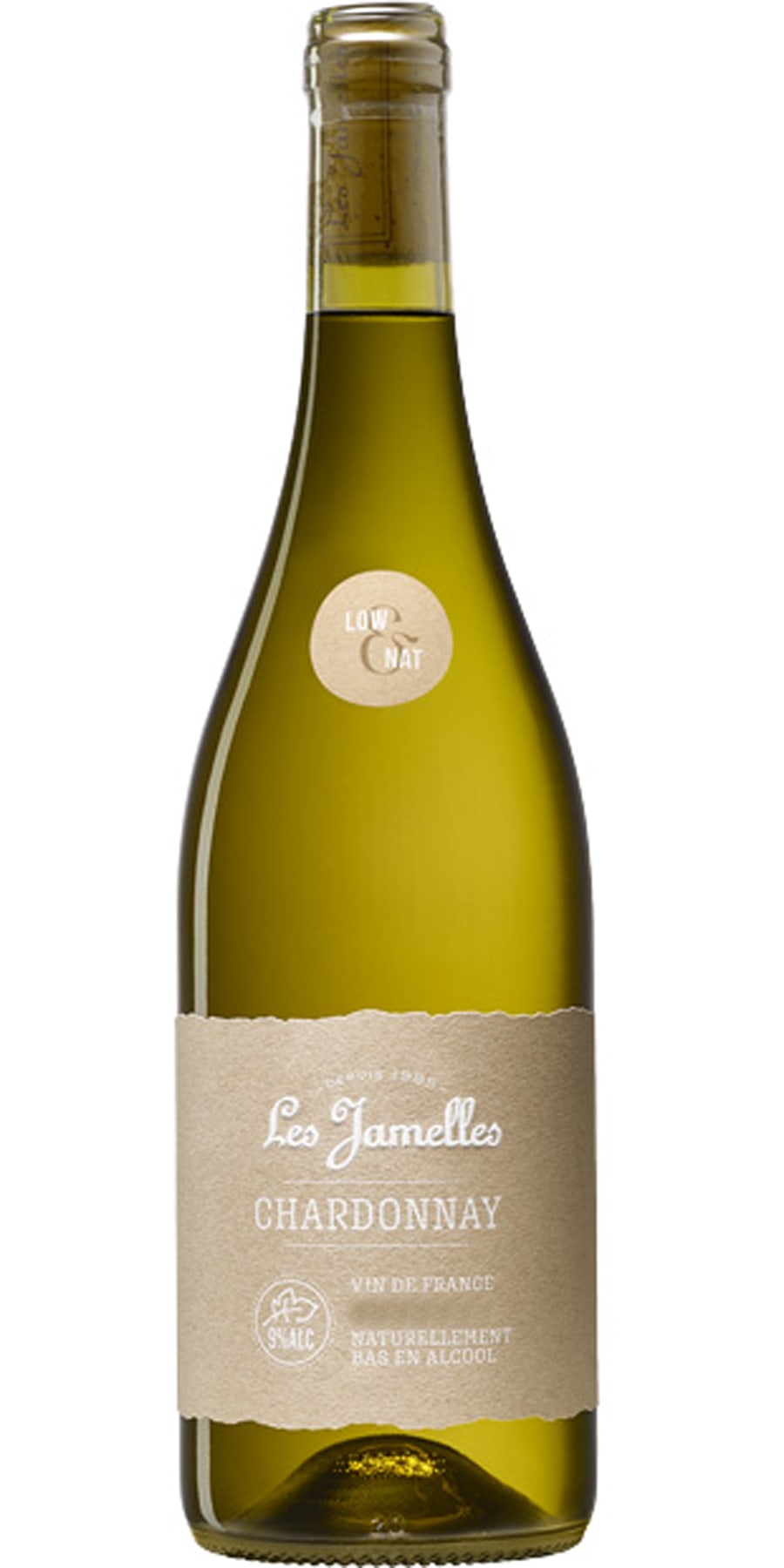 Les Jamelles, LOW NAT Chardonnay, Vin de France 9,0%