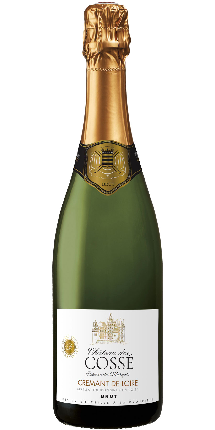 Château des Cossé, Crémant de Loire Blanc, Réserve du Marquis Brut, AC Loire
