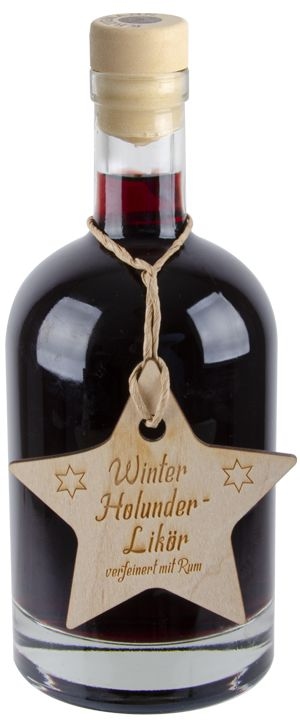 Krugmann, Winter-Holunder Likör 15% mit Rum verfeinert