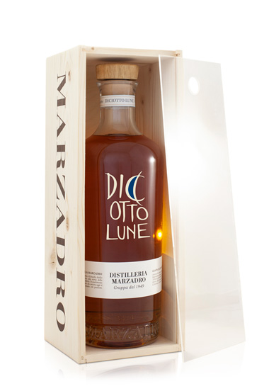 Marzadro, Le Diciotto Lune Grappa Stravecchia 1,5 l MAGNUM in Holzkasette