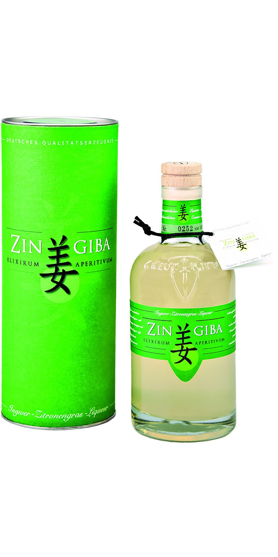 Zingiba, Ingwer-Zitronengras Likör 0,50 l in Geschenkdose