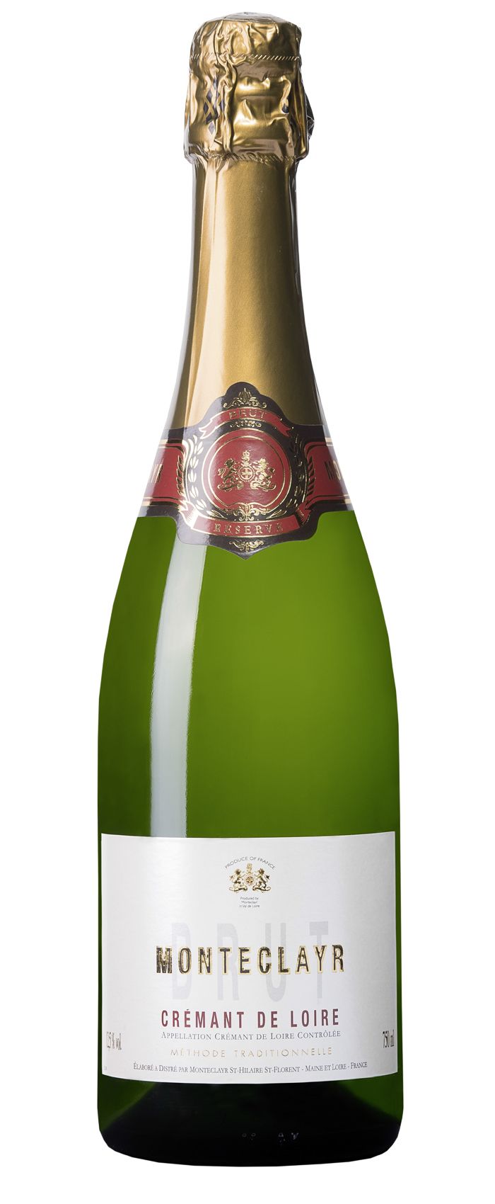 Monteclayr Crémant de Loire Blanc Brut, Bouvet Ladubay, AC Loire
