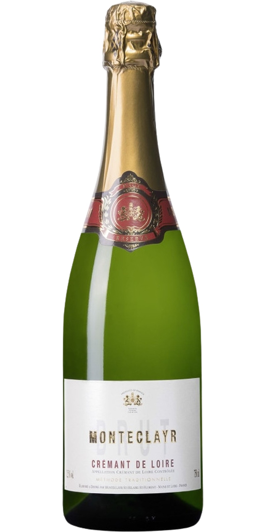 Monteclayr Crémant de Loire Blanc Brut, Bouvet Ladubay, AC Loire