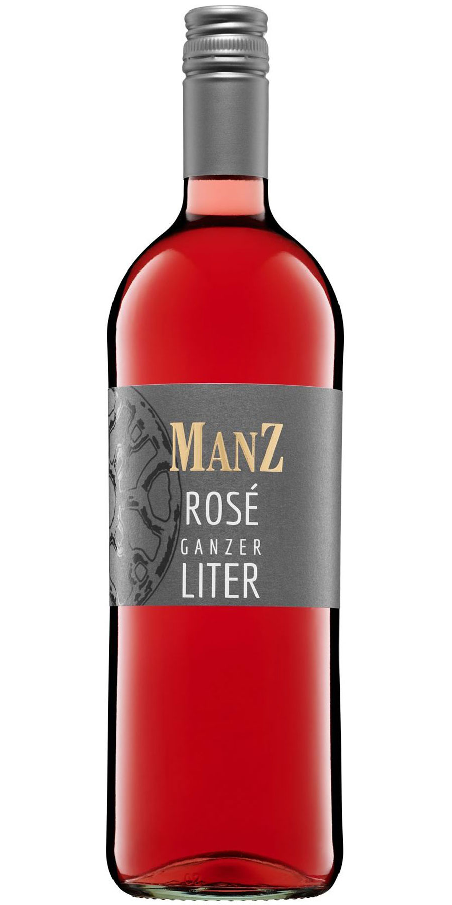 Manz, Cuvée Rose Ganzer Liter, QbA Rheinhessen 1,0 Liter
