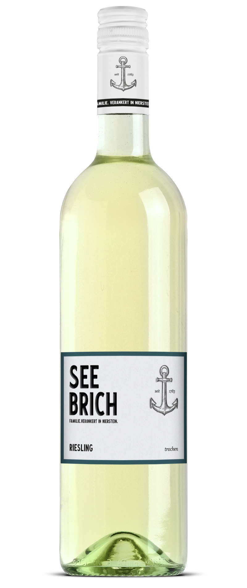 Weingut Seebrich, Riesling trocken, QbA Rheinhessen 1,0 Liter