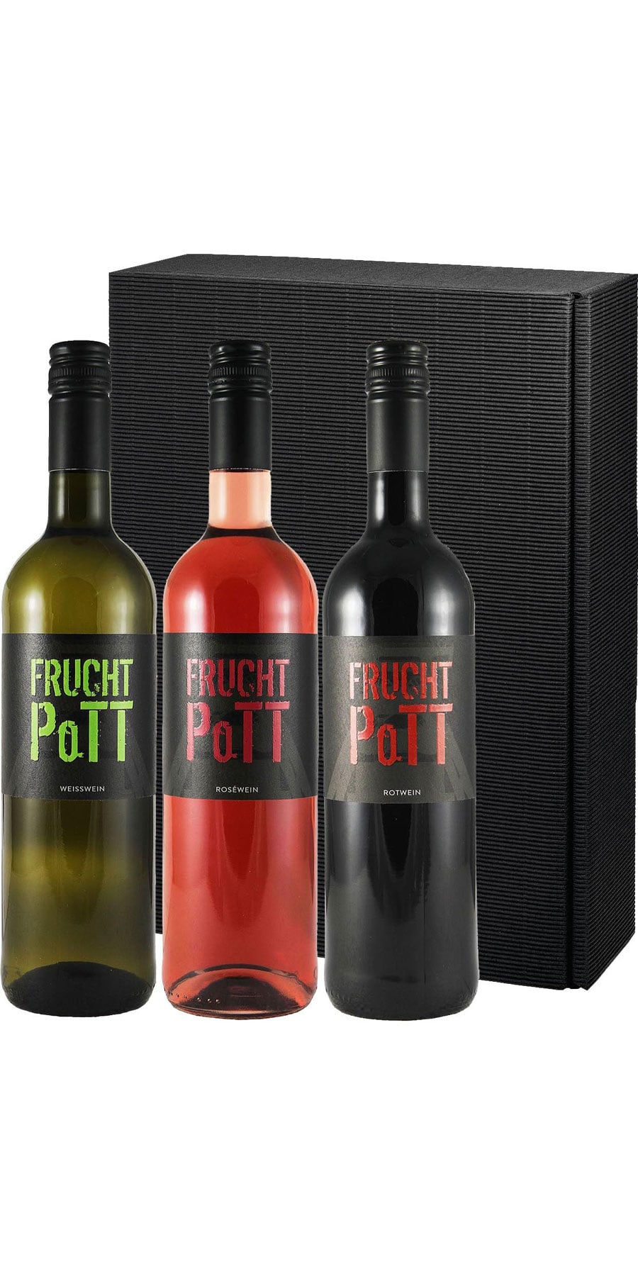 Geschenkset "FRUCHT PoTT" - Das Original ! Weine für den Ruhrpott