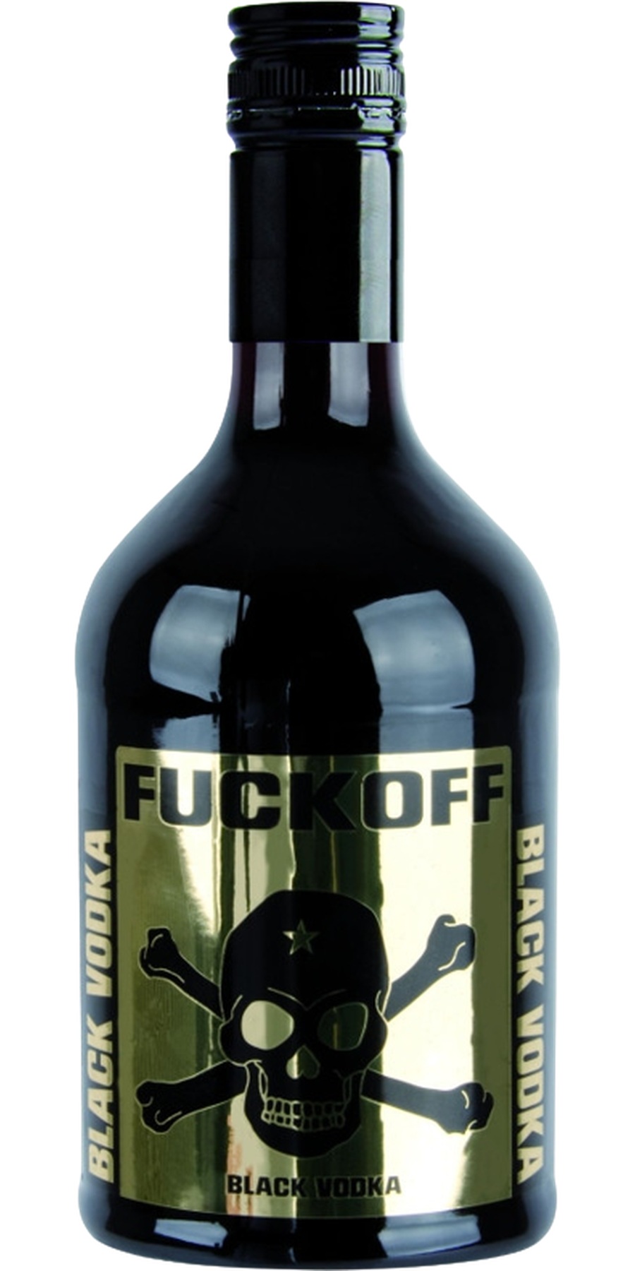 FUCKOFF BLACK, schwarzer Vodka