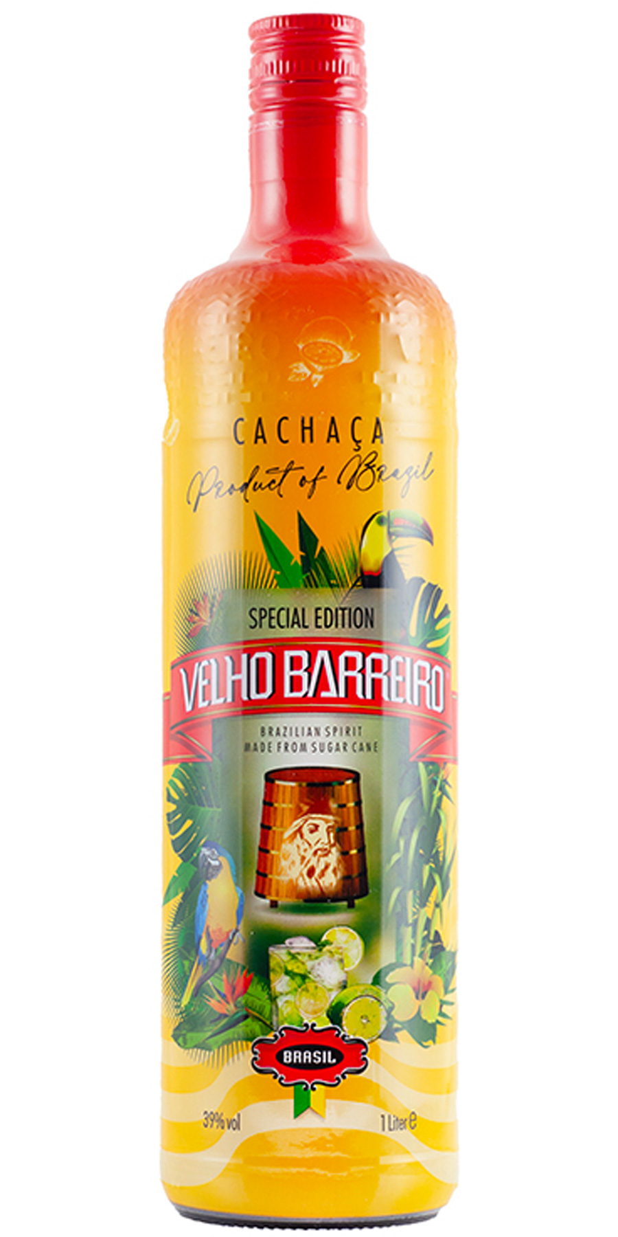 Velho Barreiro Cachaca Silver 39%