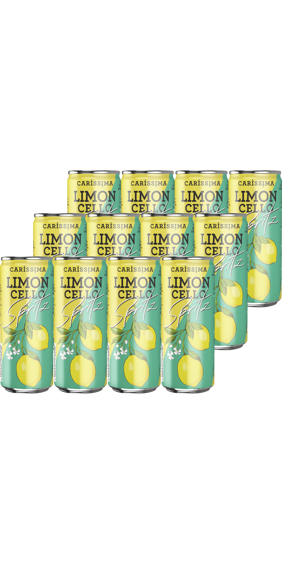 Carissima Limoncello Spritz 10% - 12 x 250 ml