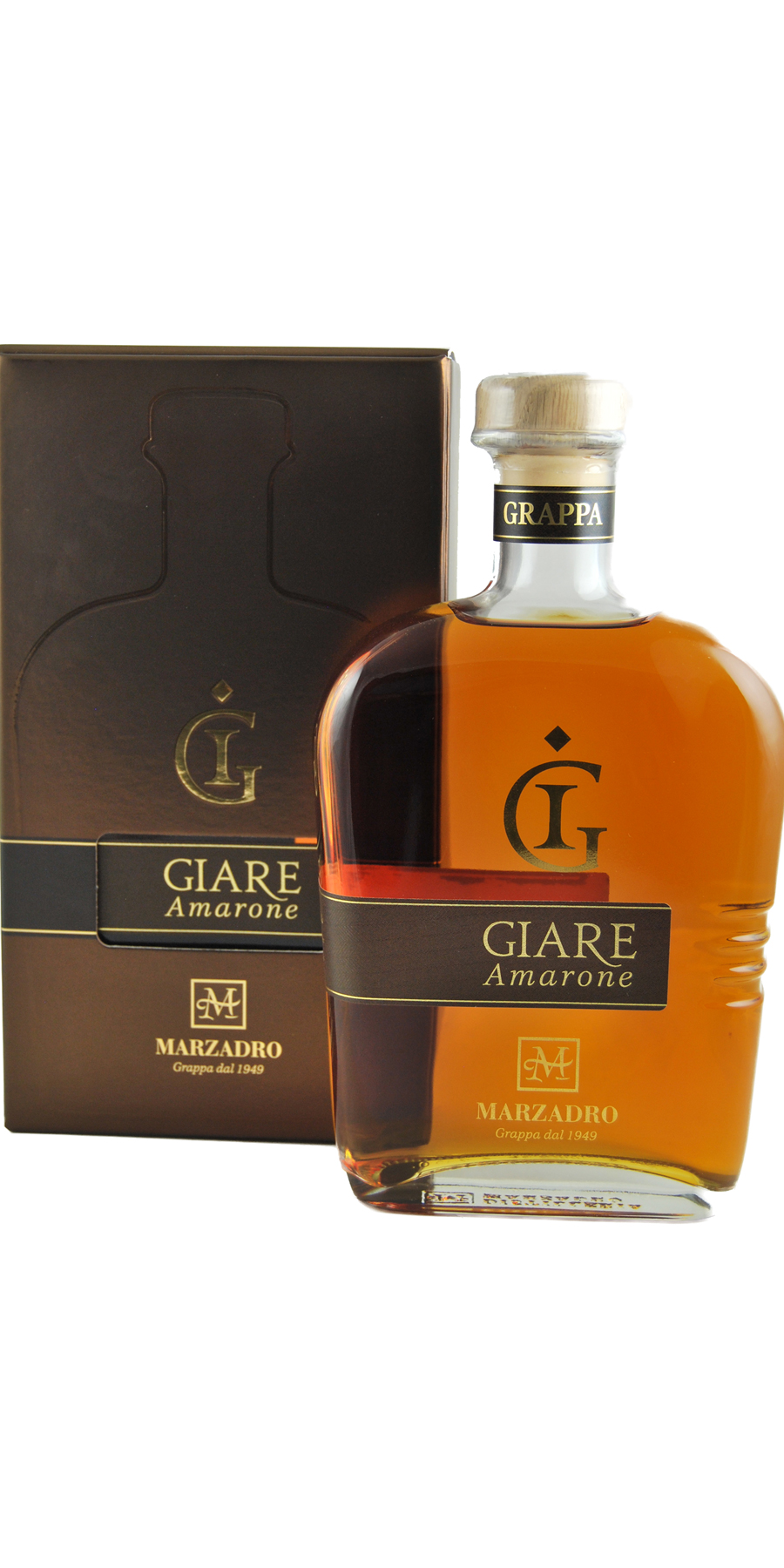 Marzadro, Grappa Amarone "Le Giare" 2,0 l Magnum in Geschenkschatulle