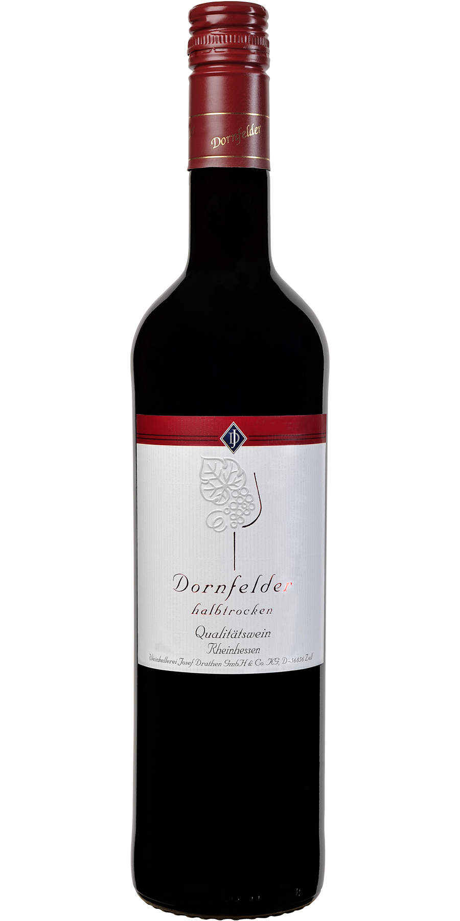 Weinkellerei Josef Drathen, Dornfelder halbtrocken, QbA Rheinhessen