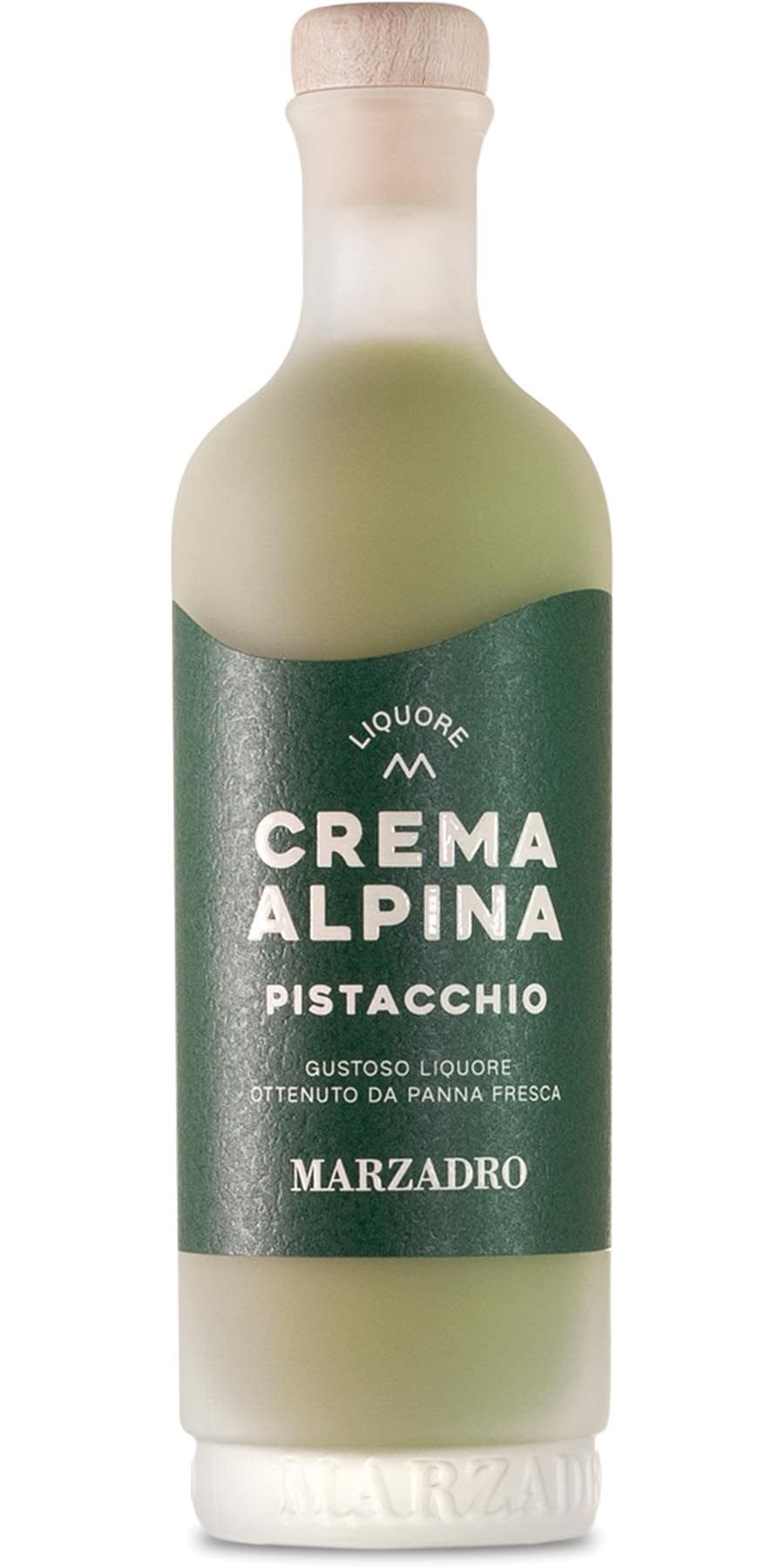 Marzadro, Crema Alpina Pistacchio MINI - Pistazienlikör 17% - 0,20 l